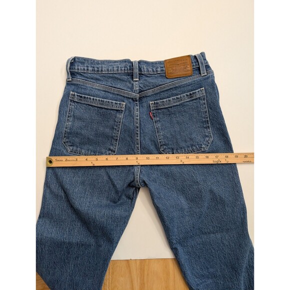 Levi's Wedgie Straight Utility Jeans Button Fly Size 28 - Picture 10 of 12